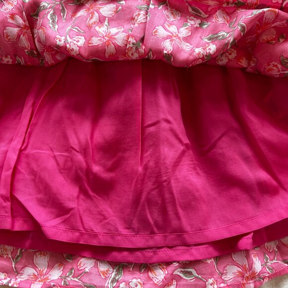 Vineyard Vines Oleander Floral Tiered Ruffle Skirt - Picture 4 of 7